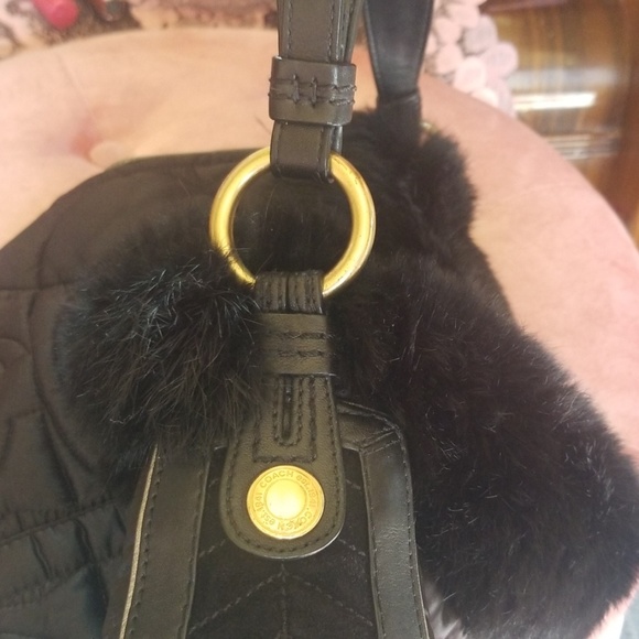 Coach Rabbit Fur Purse - Picture 4 of 8